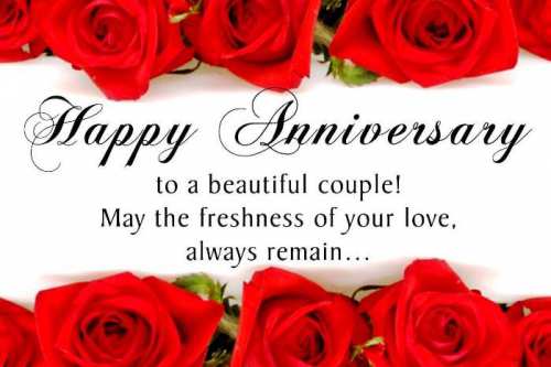 Happy Wedding  Anniversary  Wishes  To a Couple Events 