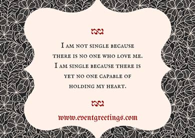 Being-single