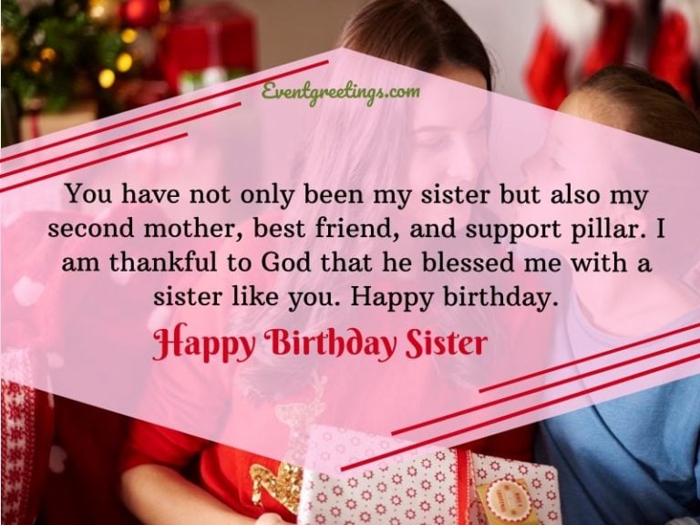 Birthday Wishes Sentence For Sister