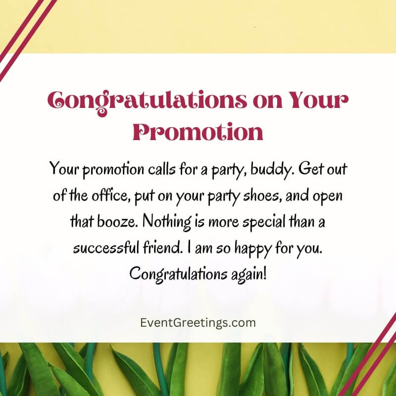 Unique Congratulations on your Promotion Wishes