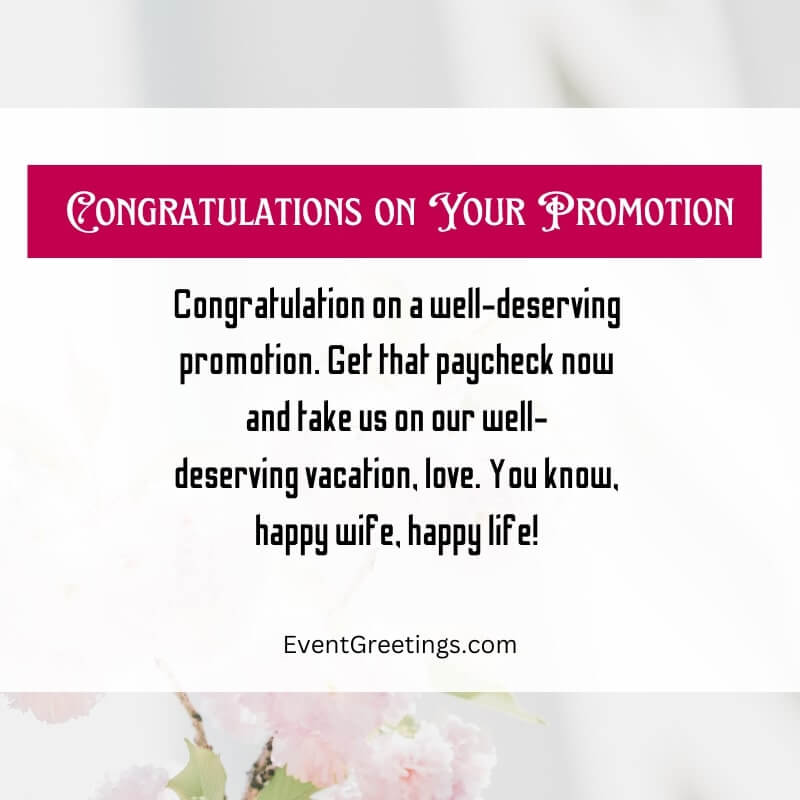 quotes to congratulate on promotion