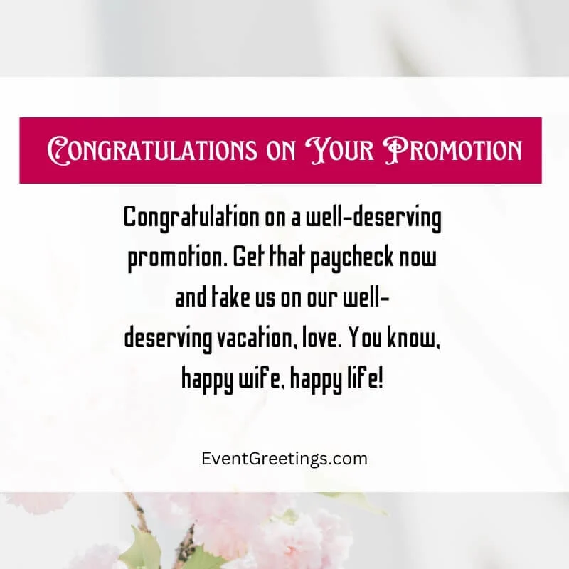 quotes to congratulate on promotion