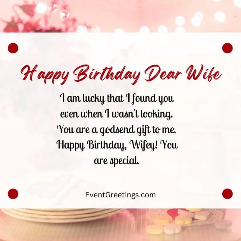 Birthday wishes for wife