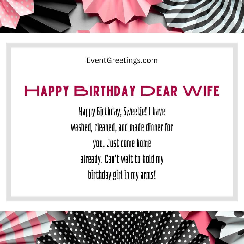 Birthday wishes for wife