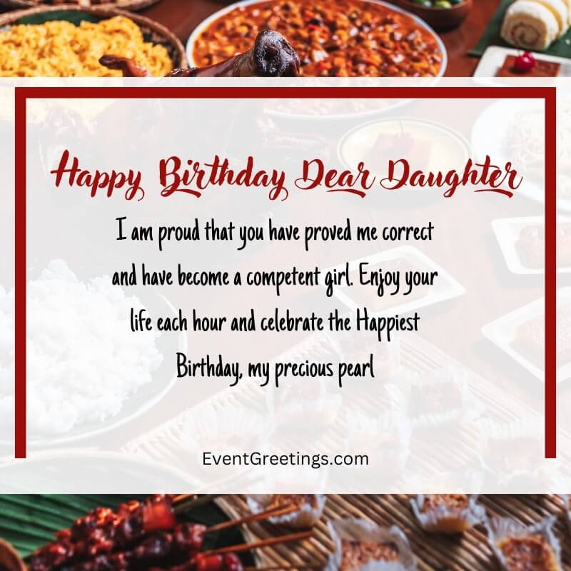 Birthday Wishes for Daughters From Mom or Dad