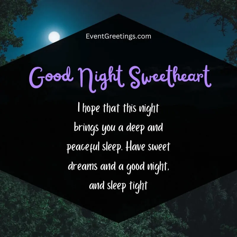 Goodnight messages for girlfriend