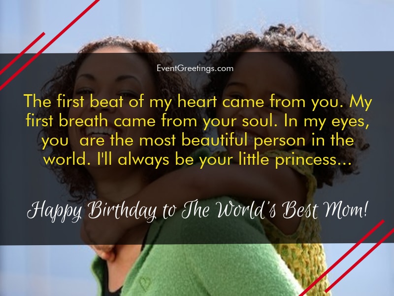 Happy birthday wishes for mom from daughter quotes 12