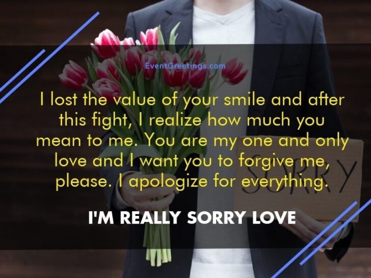 I Am Sorry Messages For Girlfriend - Apology Quotes