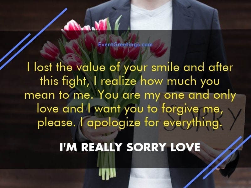 I Am Sorry Messages For Girlfriend Apology Quotes