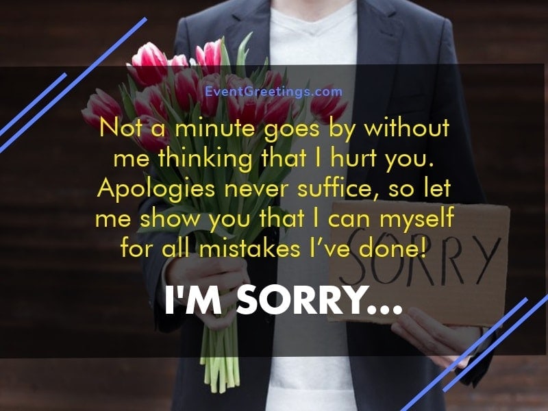 For cheating quotes sorry 16 Apologetic