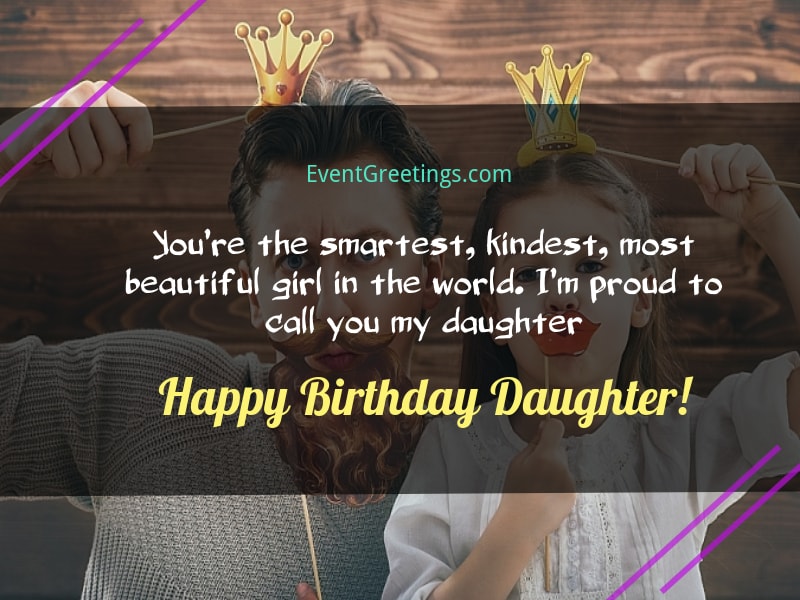 birthday wish for daughter from father