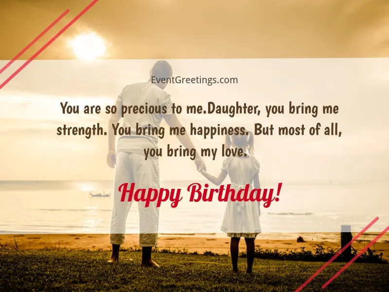 birthday wish for daughter from dad