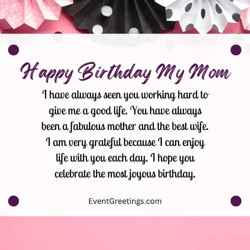 deep birthday wishes for mom from daughter