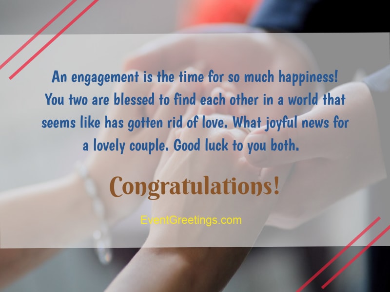 best engagement wishes for couples