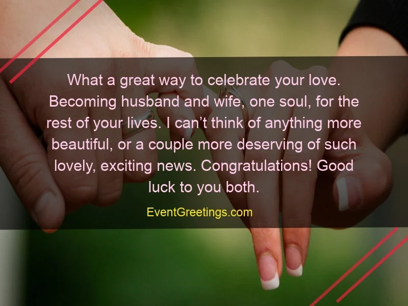 engagement wishes for friend photo quote