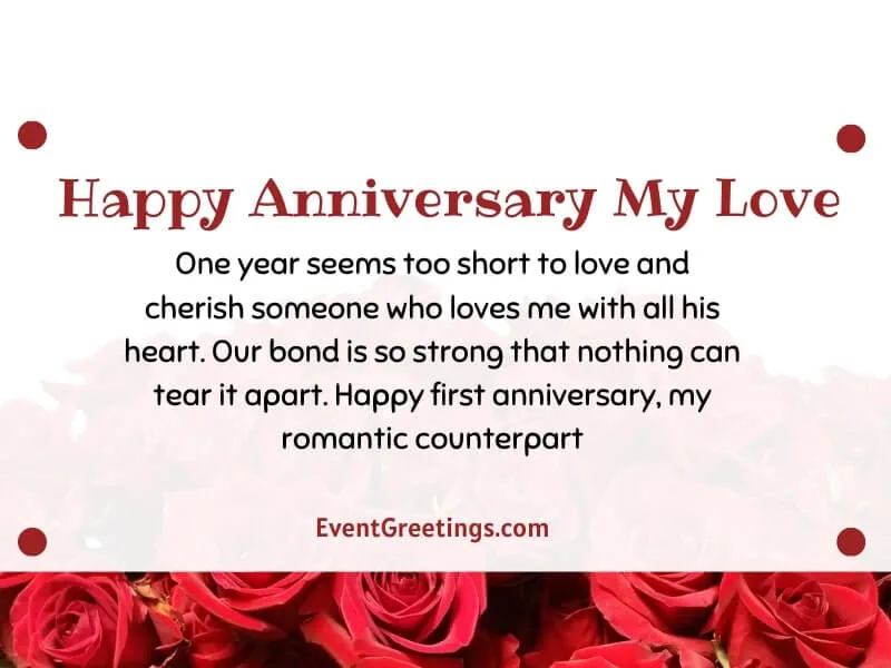 happy anniversary husband