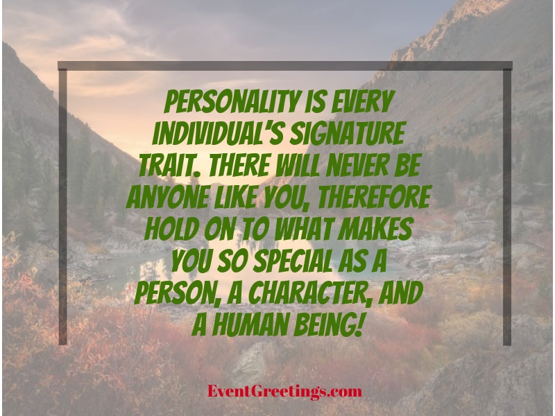 personality quotes and messages