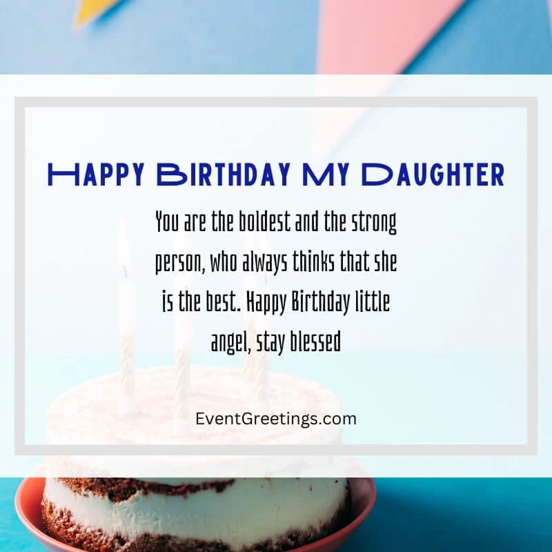 happy birthday wish message quote for daughter