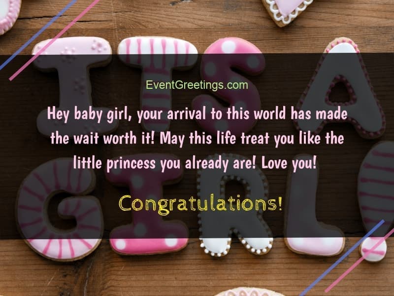 wishes for new born baby girl 1 min