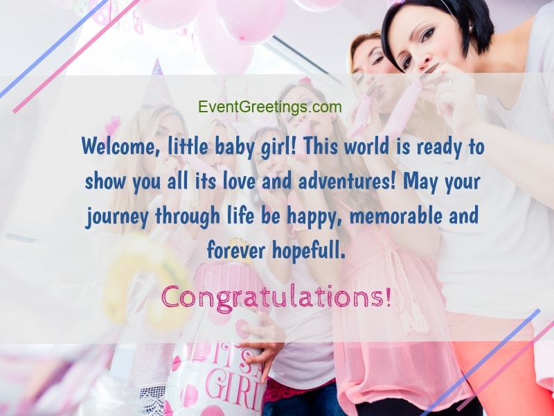 New Baby Girl Wishes, Quotes And Congratulation Messages