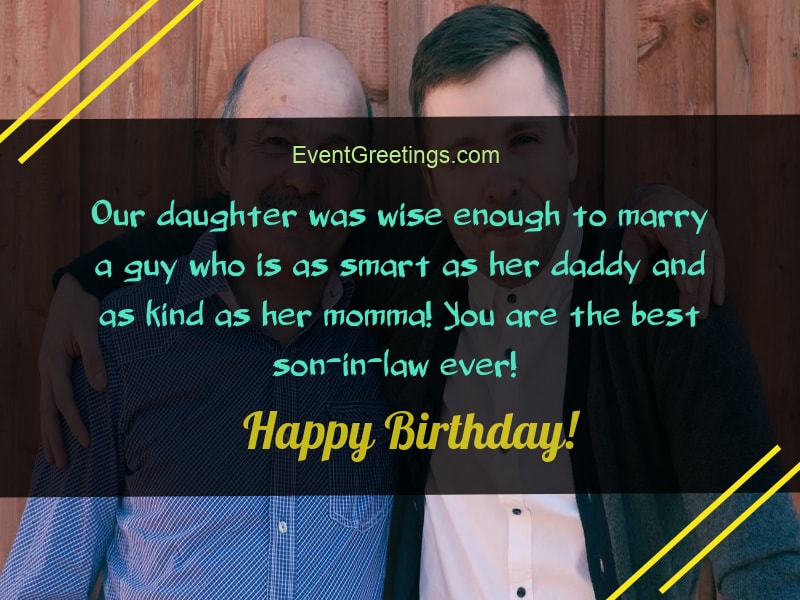 birthday greetings for son in law