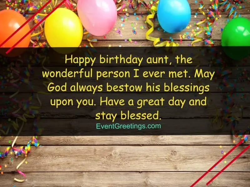 happy birthday wishes for aunt