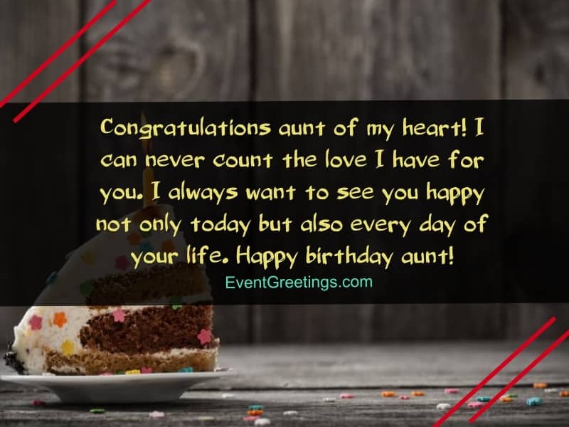 lovely birthday messages for aunt