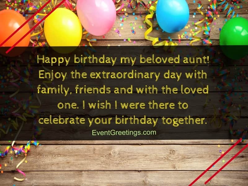 happy birthday auntie wishes and messages