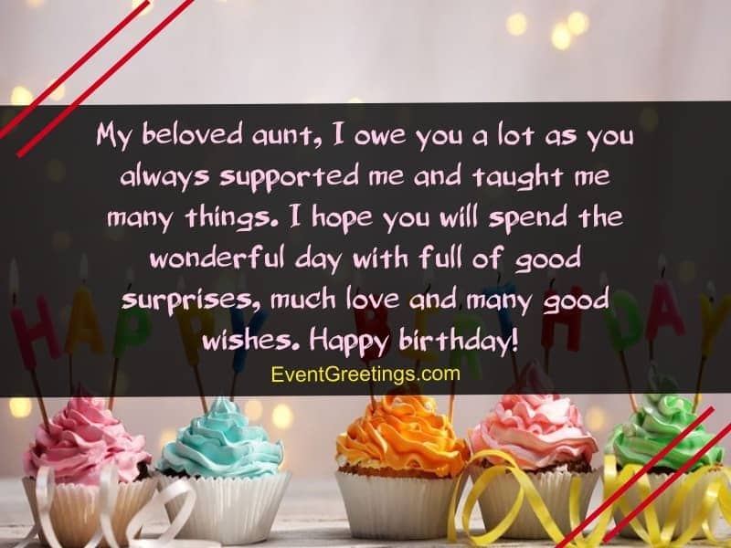 birthday wishes for beloved aunt