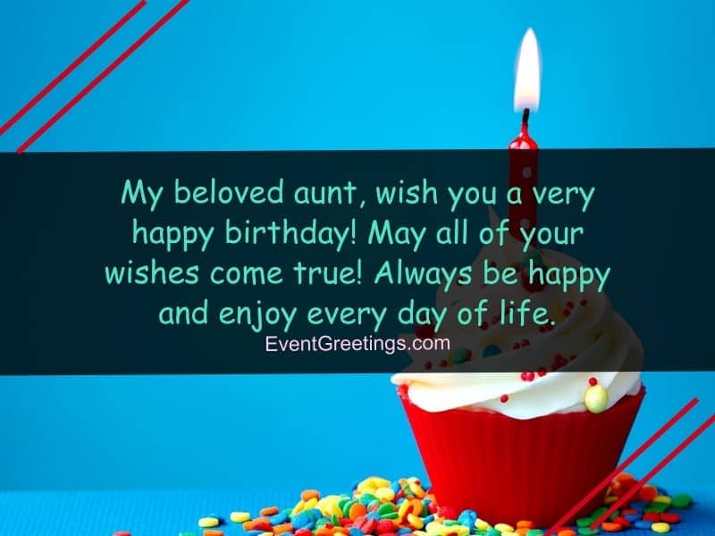 happy birthday messages for aunty