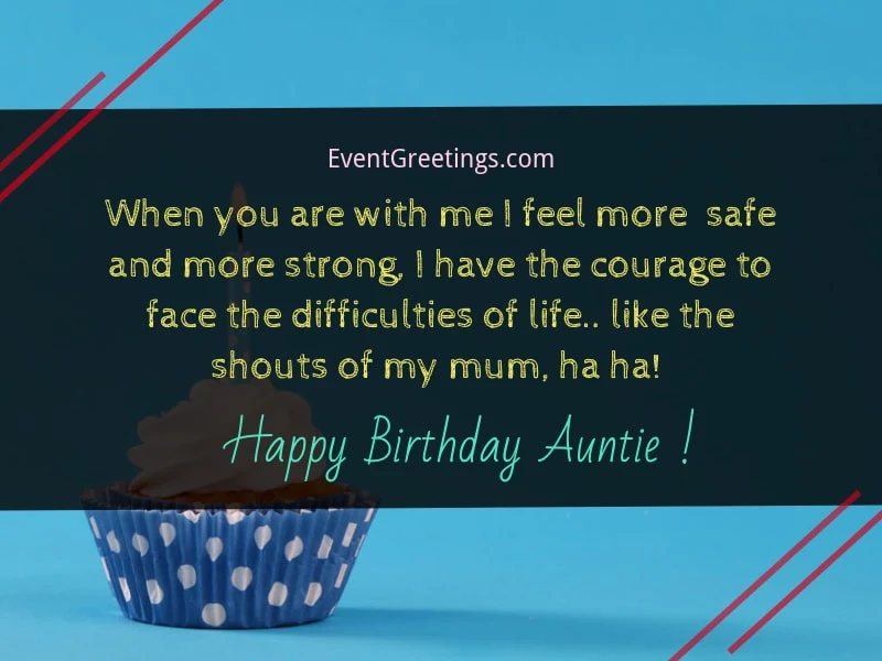 happy birthday auntie message