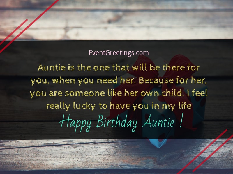happy birthday to the best aunt