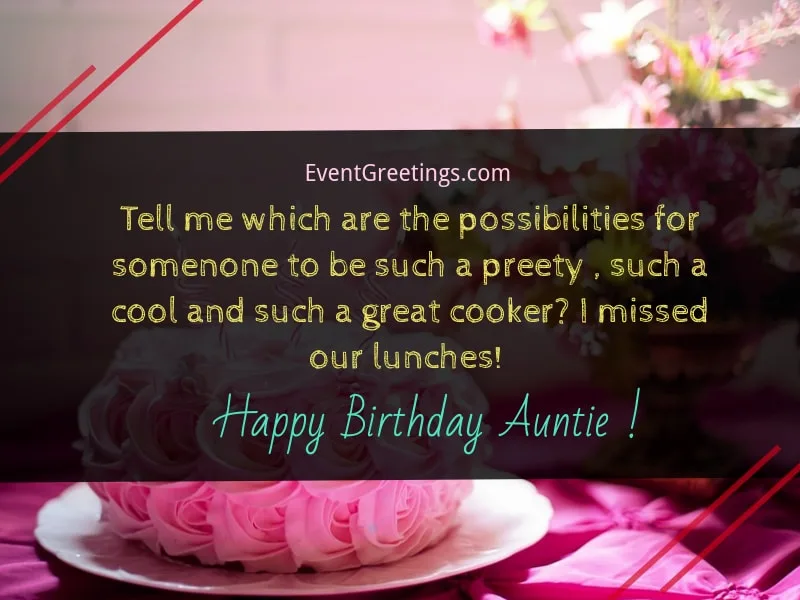 happy birthday wishes for aunty