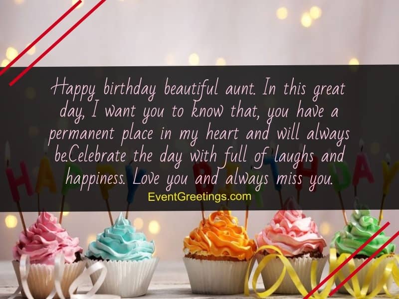 80 Best Happy Birthday Aunt Messages With Images Events Greetings