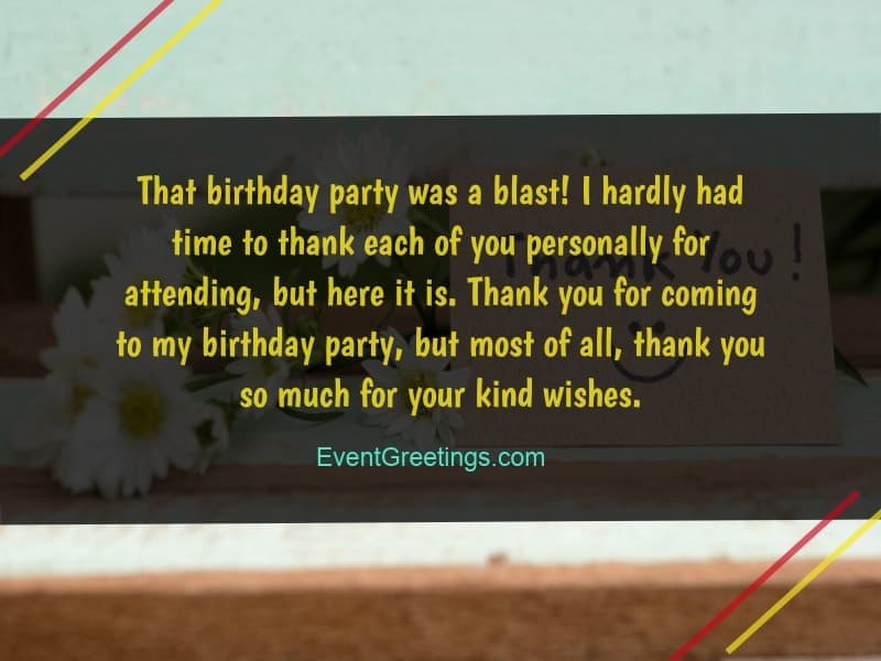 50 Best Thank You Messages for Birthday Wishes - Quotes And Notes