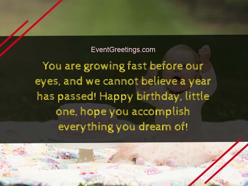 1st birthday wishes for daughter