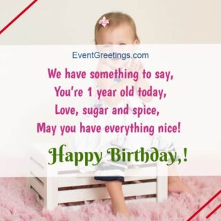 1st birthday wishes