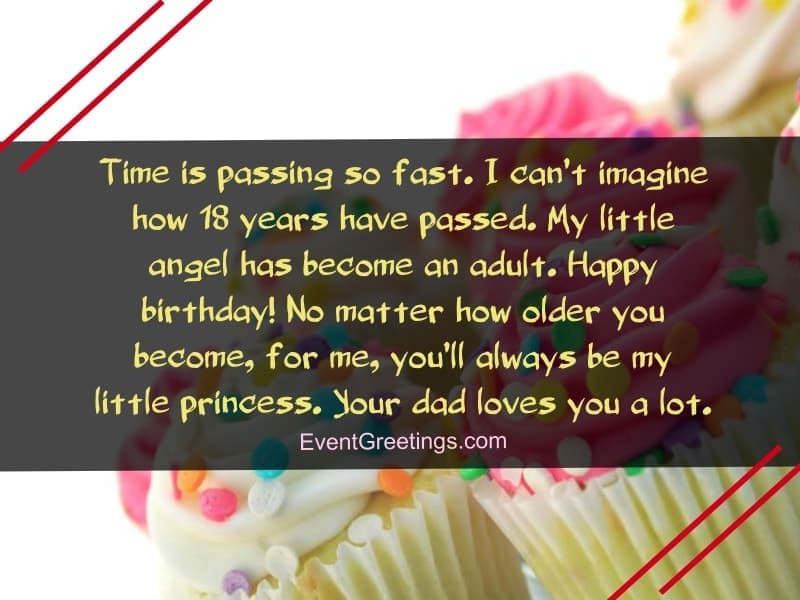 18th birthday wishes for your daughter
