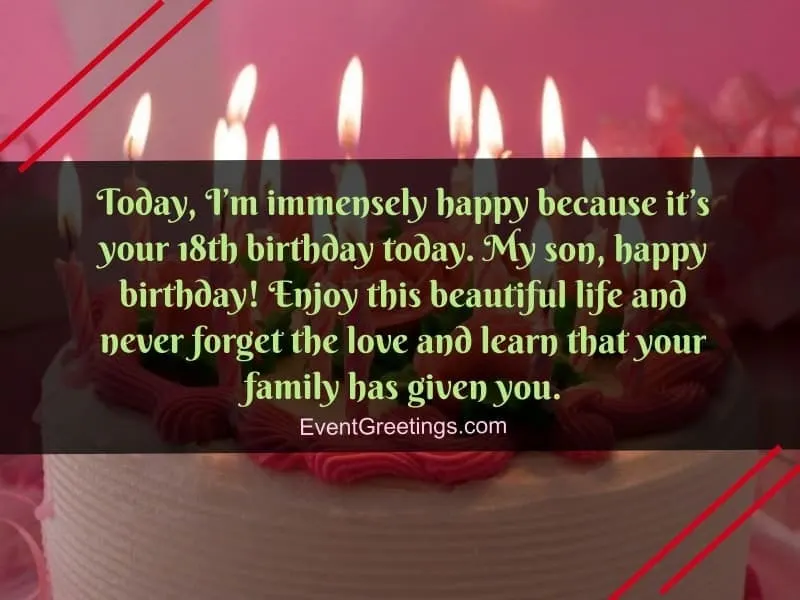 18th birthday wishes that inspires you