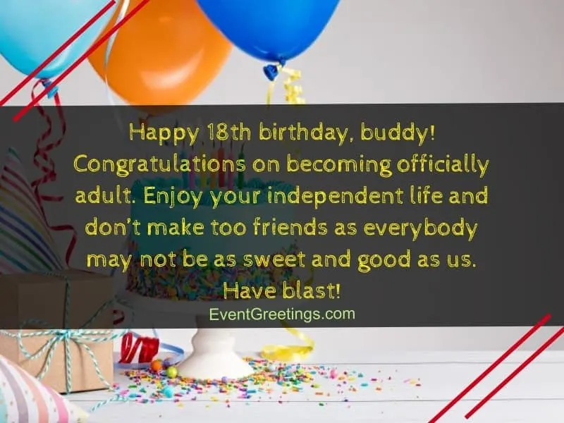 nice 18th birthday wishes and quotes