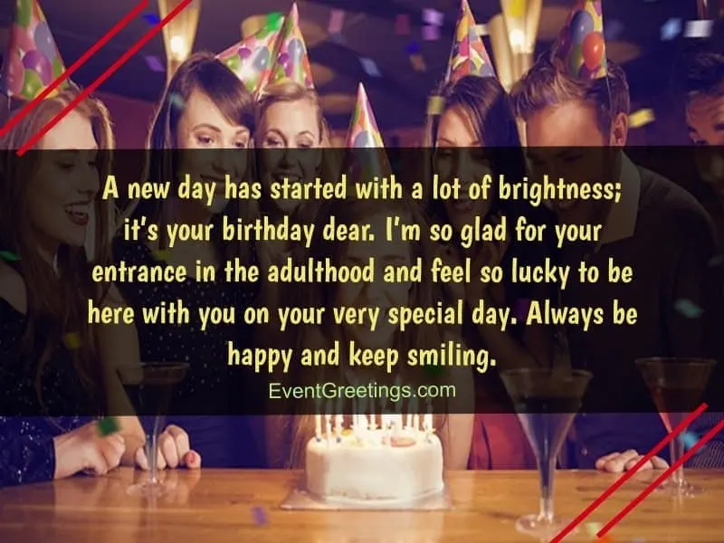 inspirational 18th birthday wishes and quotes