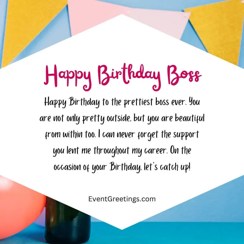 Creative Birthday Messages For Boss
