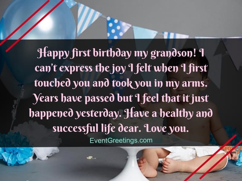 birthday messages for grandson 5