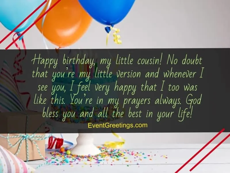 birthday message for cousin 