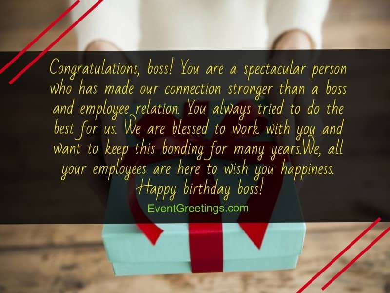 unique birthday wishes for boss