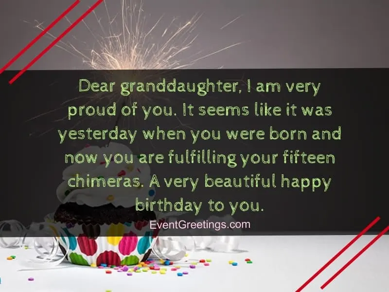 birthday messages for granddaughter