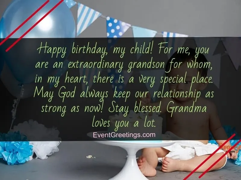birthday messages for grandson