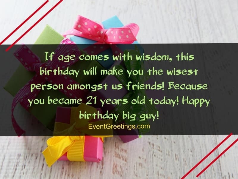 21st birthday wishes for your loved ones