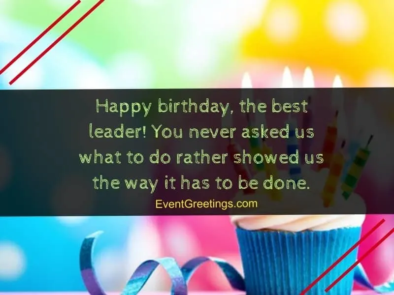 best birthday message for boss