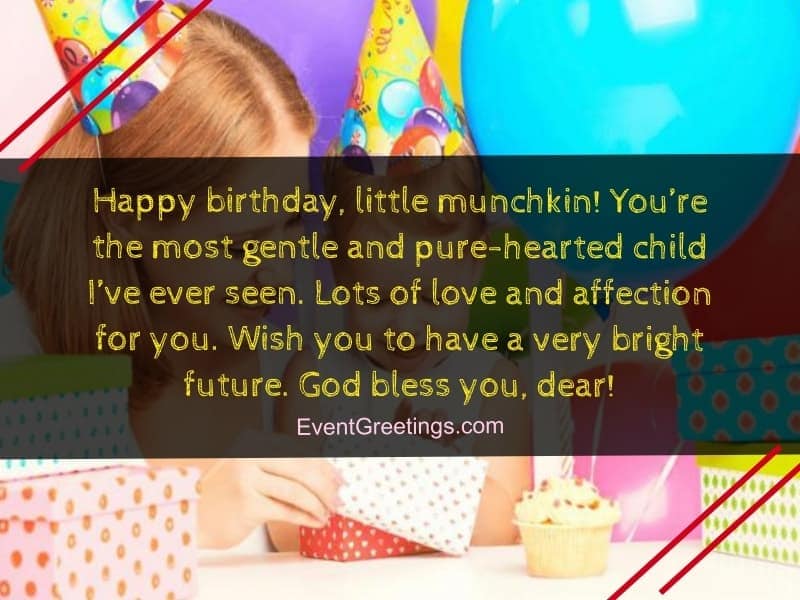 happy birthday message for kids